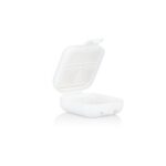 Pastillero Pill 3 Divisiones con Cierre a Presión - Blanco