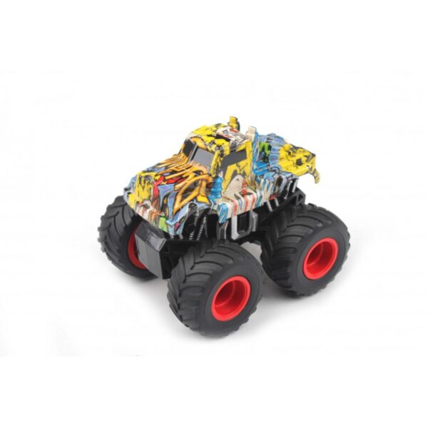 Carro Vehiculo de Juguete Monster Con Cuerda