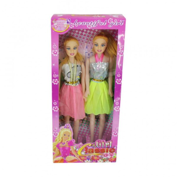 Set de 2 Muñecas Fashion Modern en Plastico