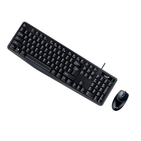 Combo Teclado Mouse GENIUS Alámbrico km 170 USB Negro
