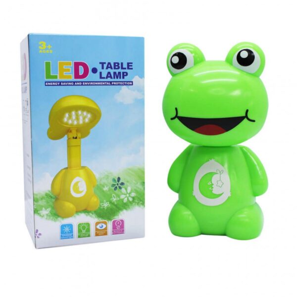 Lampara luz Led en Forma de Rana Con Cuello Retraible