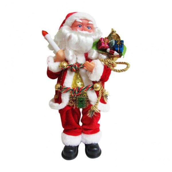 Muñeco de Papa Noel Gerona Con Movimiento y Sonido