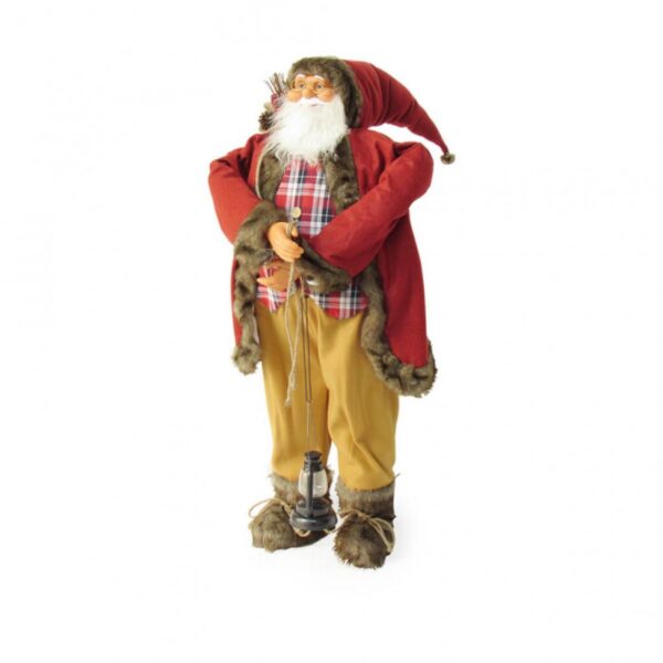 Muñeco Papa Noel Con Farol de Mano Grande