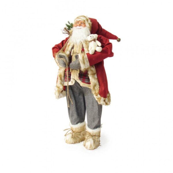 Muñeco Navideño en Forma de Papa Noel Grande