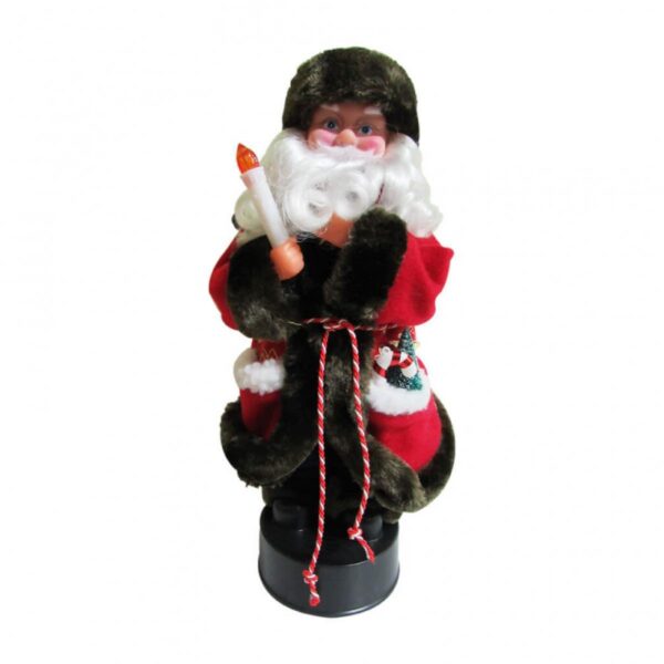 Muñeco de Santa Navideño Con Movimiento y Sonido