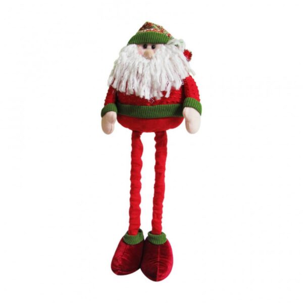 Muñeco de Navidad Con Piernas Extensibles