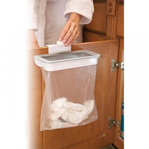 Porta Bolsa de Basura Plegable con Soporte Plastico