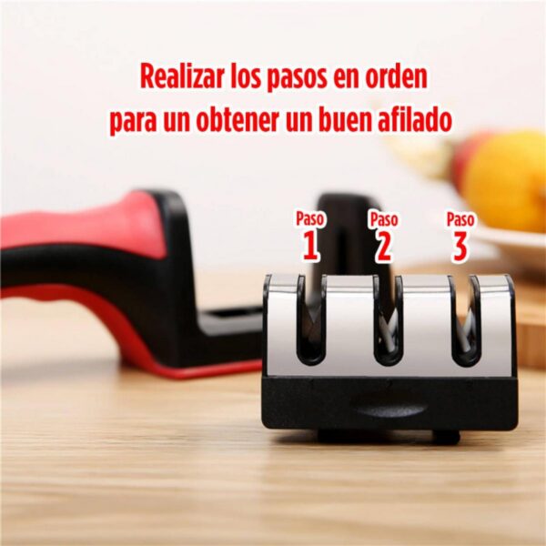 Afilador De Cuchillos Manual Anti-Deslizante y Desarmable