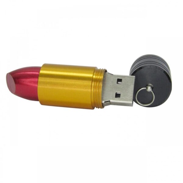 Memoria Usb en Forma de Labial Metalico