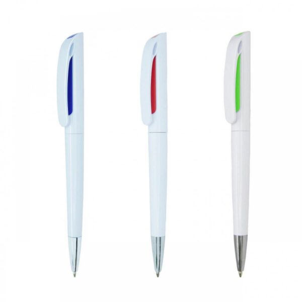 Esfero Boligrafo Sevilla en Plastico con Punta Cromada