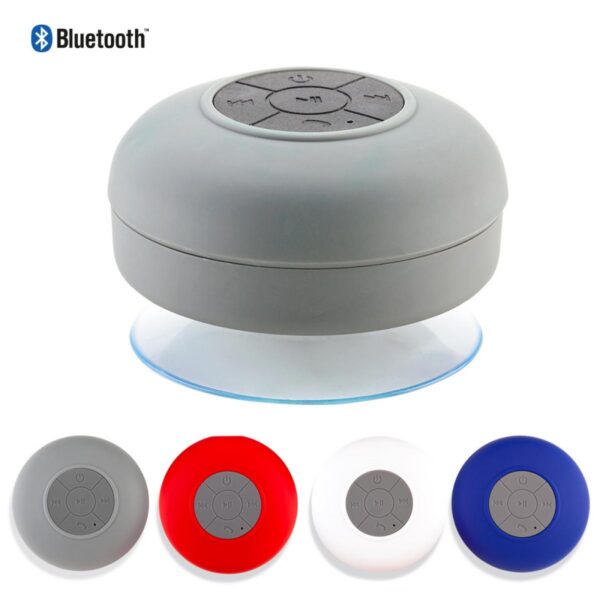 Parlante Speaker Bluetooth Resistente Al Agua En Caucho