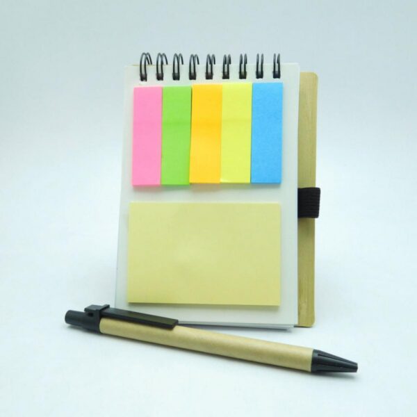 Agenda Ecológica Notas Adhesivas de Colores A- Bambú