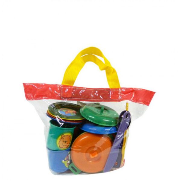 Juguete Didactico Vajilla Bolso 24 Piezas