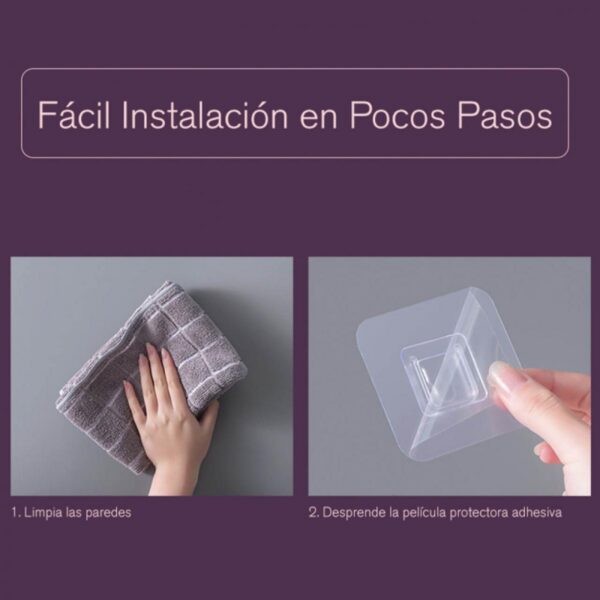 Esquinero Sencillo de Baño Parche Adhesivo