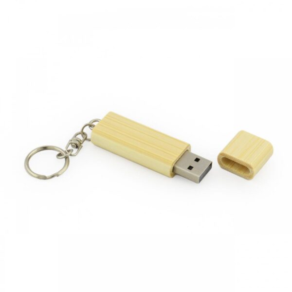 Memoria USB Bambú 32 GB Tapa Con Iman