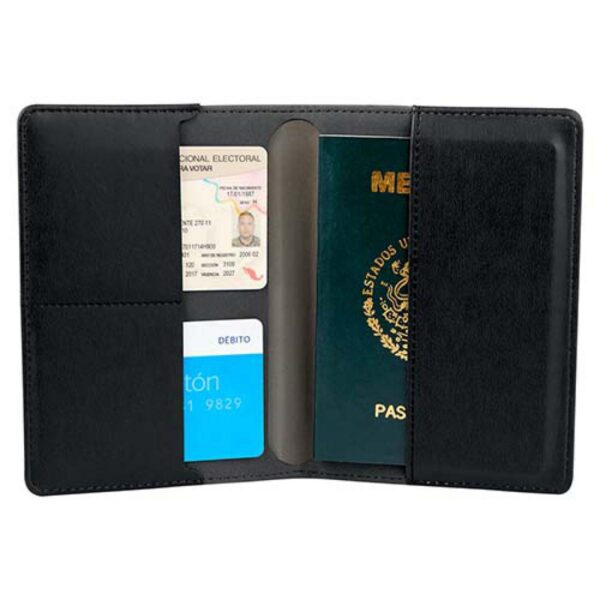 Porta Pasaporte Livigno Compartimento Visa y Tarjetas