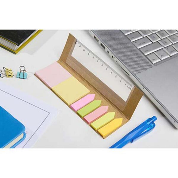 Porta Notas Lule Notas Adhesivas y Regla