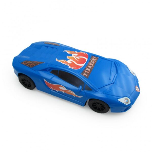 Carro Juguete Plastico decorable con sticker