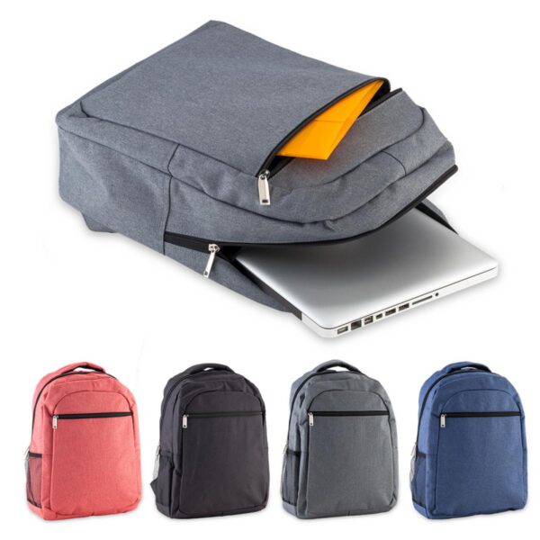 Bolso Maleta Morral Backpack Poliester Bosillo y Malla