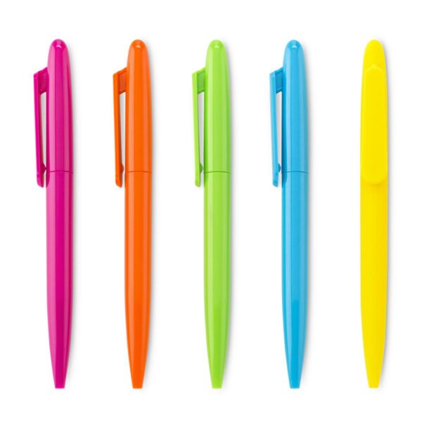 Boligrafo Plastico Emory Neon Mecanismo Twist