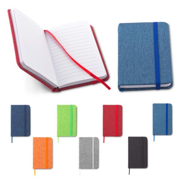 Libreta Niccolo Cubierta en Tela 80 Hojas