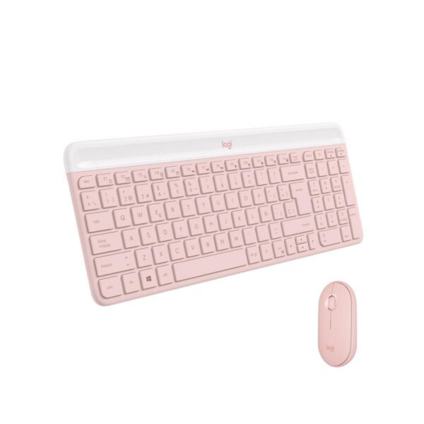 Combo Teclado Mouse Wireless MK470 ROSA LAT MX ESP