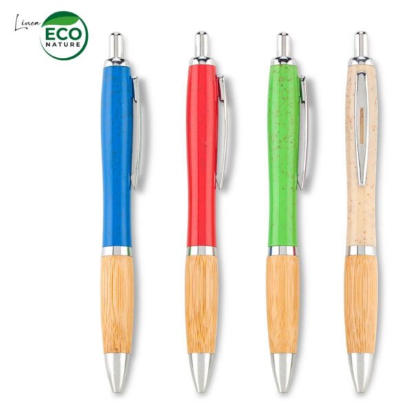 Esfero Boligrafo Ventura Eco Bambú Biodegradable
