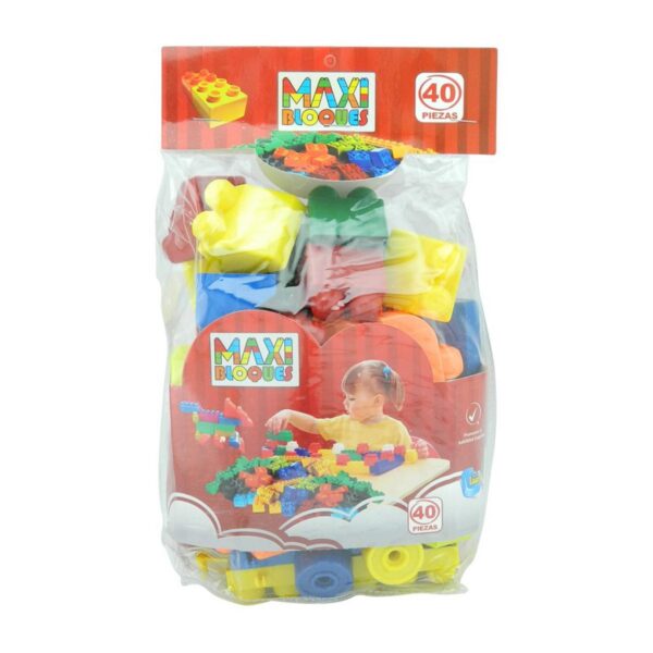 Arma Todo de Bloques Elaborado en Plastico 40 Piezas