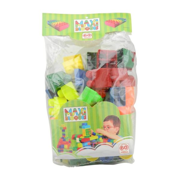 Arma Todo Bloque Elaborado en Plastico 60 Piezas