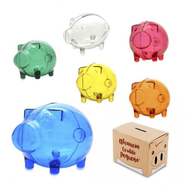 Alcancia Cerdito Pequeño con Caja Individual