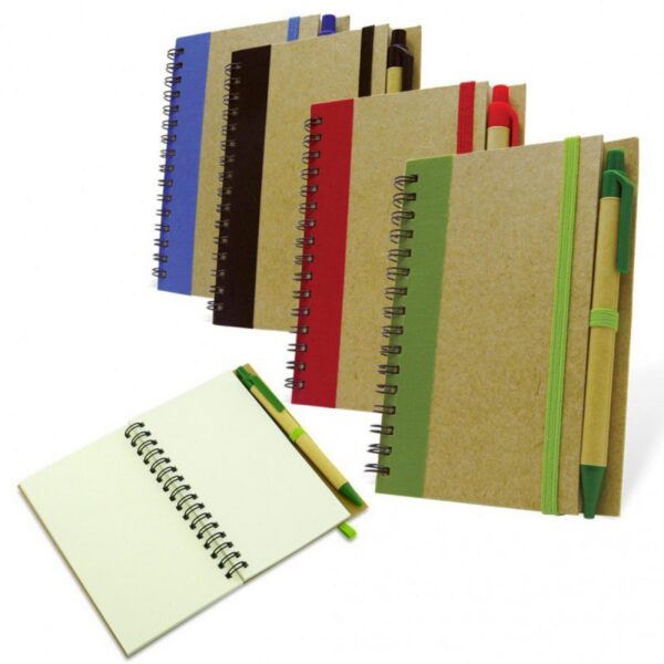 Libreta Agenda Ecologica Carton con Esfero Ecologico