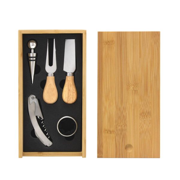 Set de Vino y Tabla Para Quesos Winchester