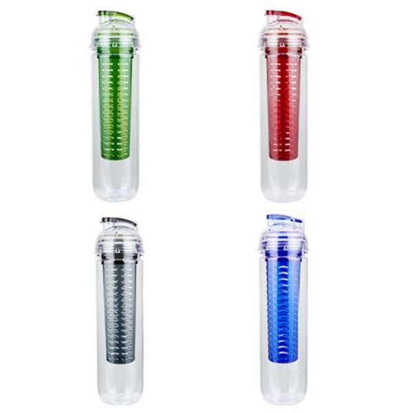 Botella Cilindro Tisza Plastico Infusion Frutas