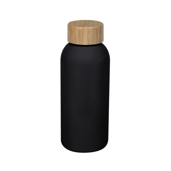 Botella Botilito Plastico tapa Bambu Lemn 600 ml