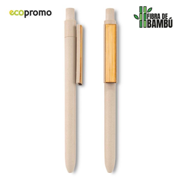Esfero Boligrafo Bambú Clip Eco Elaborado en Plastico