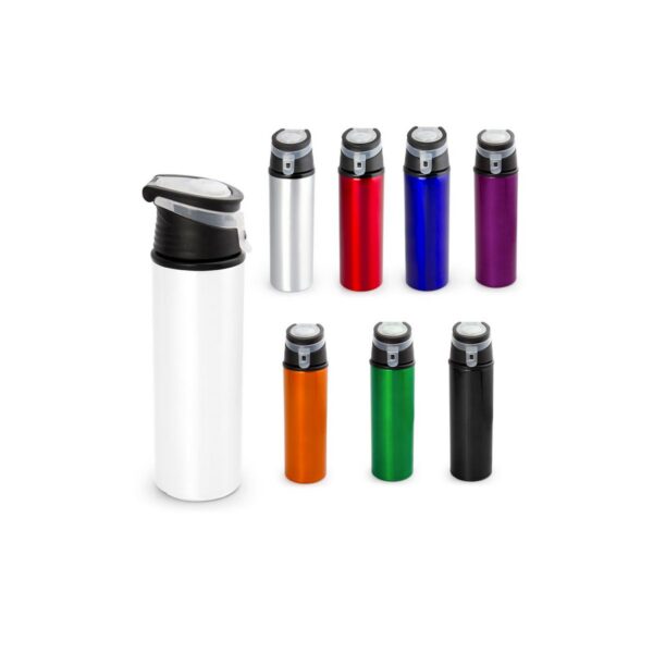 Botella Metalica Deportiva Pull 600 ml
