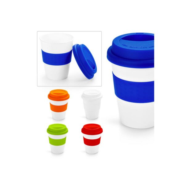 Vaso Coffe Tapa Viajera Protector Capacidad de 356 ml