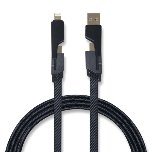 Cable de carga rapida 4 en 1 Nopus USB y USB-C