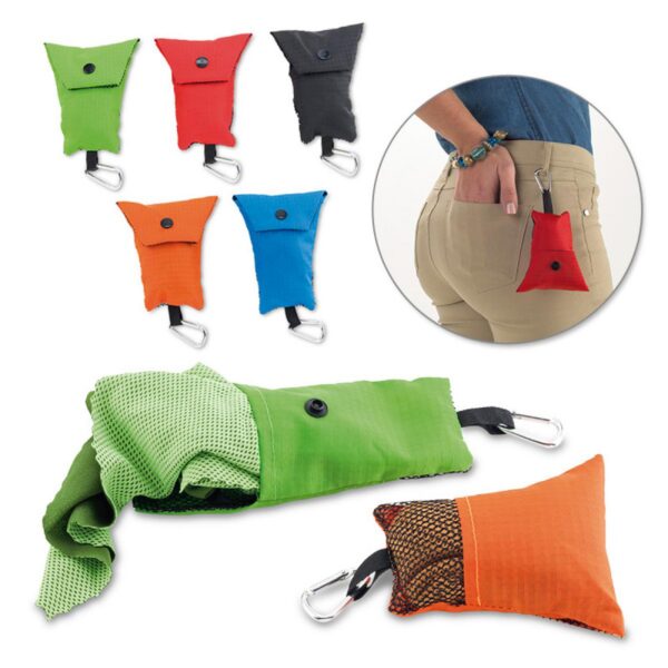 Toalla Cool Sport Poliester Tejido Especial con Estuche