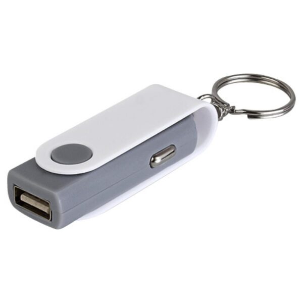 Cargador Aure en Plastico para Automovil con Entrada USB