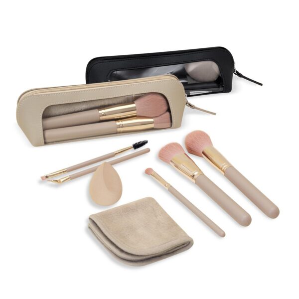Set de Brochas Faciales Romina En Curpiel