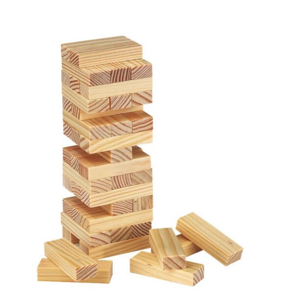 Juego de Habilidad Torre Jenga Yenga Bloques de Madera