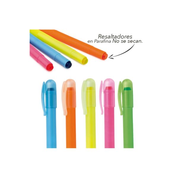 Gel Queen Resaltador con Tapa y Clip NO SE SECA