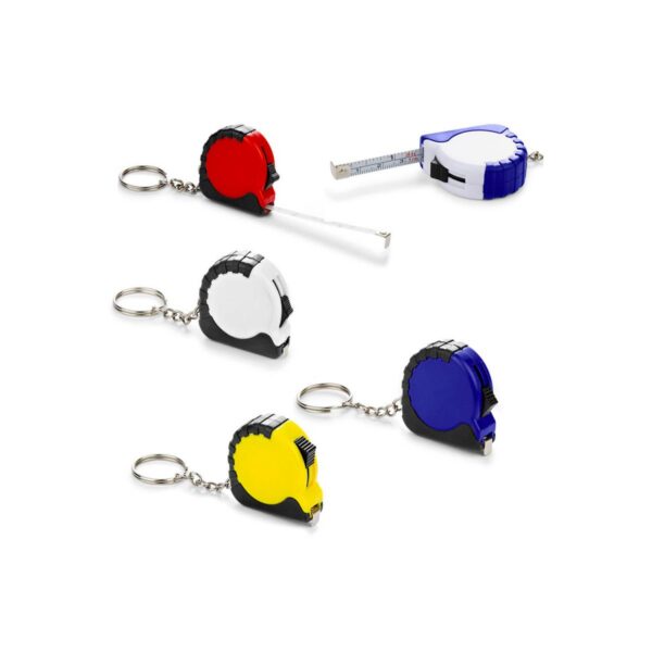 Llavero Mini Flexometro Bolsillo 1 m Retractil