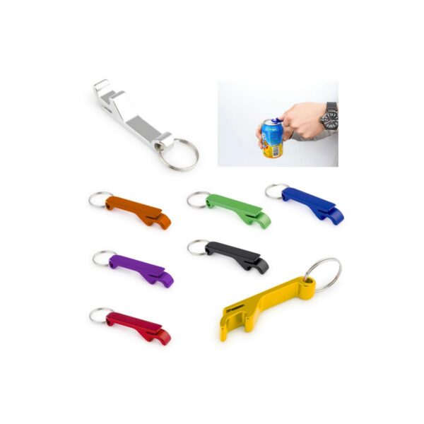 Destapador Llavero Aluminio Colors abrir botellas