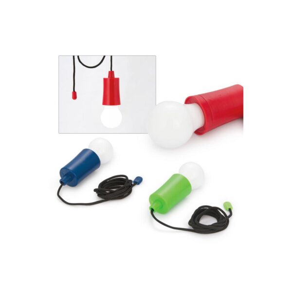 Lampara Forma Bombilla Luz LED Cordon 95 Centimetros