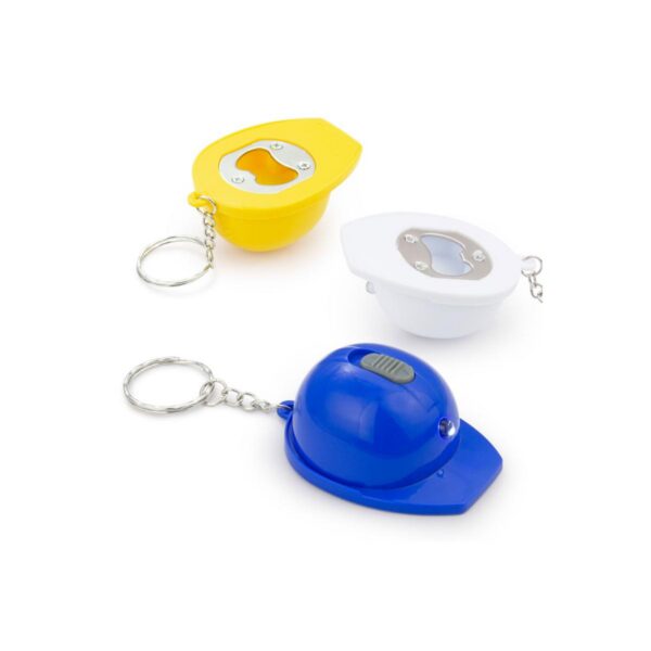 Lavero Destapador Diseño Casco Light Con Linterna