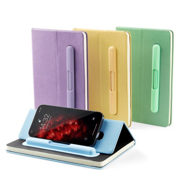 Libreta Curpiel con 96 hojas a raya Lyrika