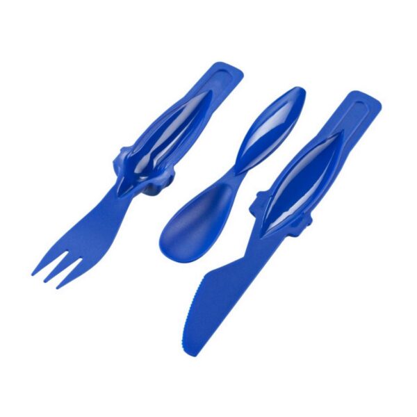Set De Cubiertos En Plastico 3 en 1 Incluye Cuchara