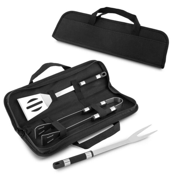 Set BBQ Stanton 3 Utensilios Metalicos